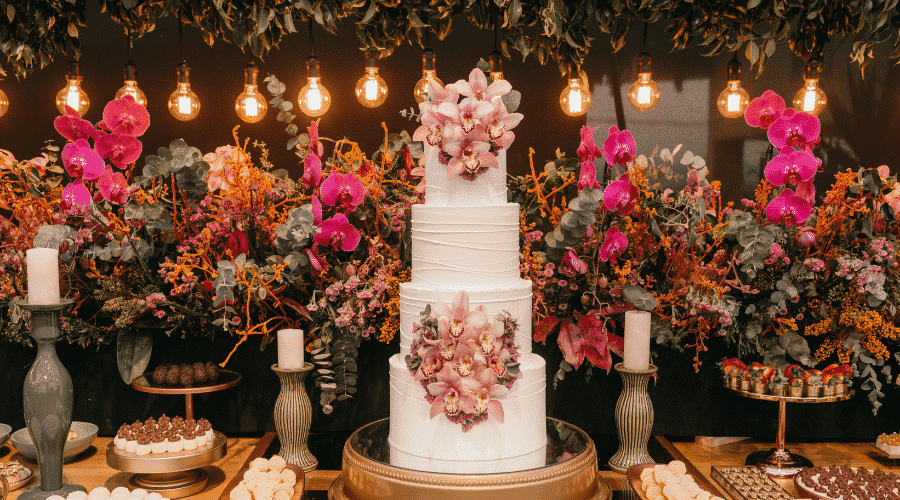 decoração de casamento com flores