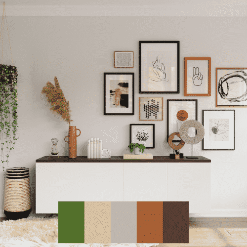 como decorar com quadros