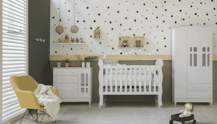 quarto de bebê decorado