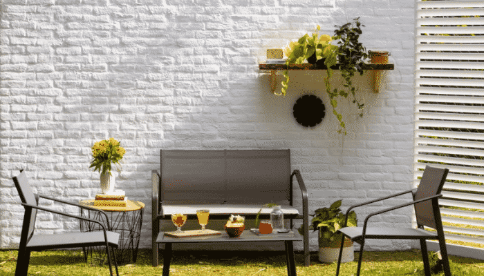 decoração com prateleiras