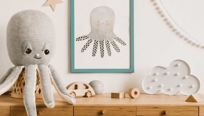 decoração simples para o quarto de bebê