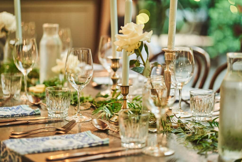 enfeites de mesa de casamento