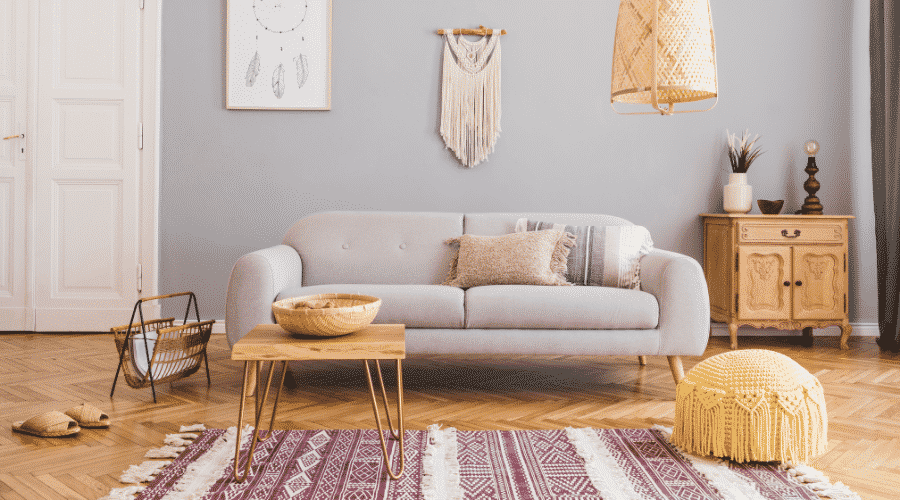 estilo boho na decoração