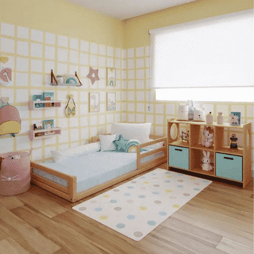 tapete para o quarto infantil feminino