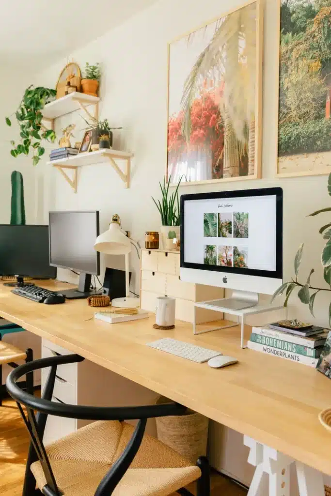 como organizar a mesa de trabalho