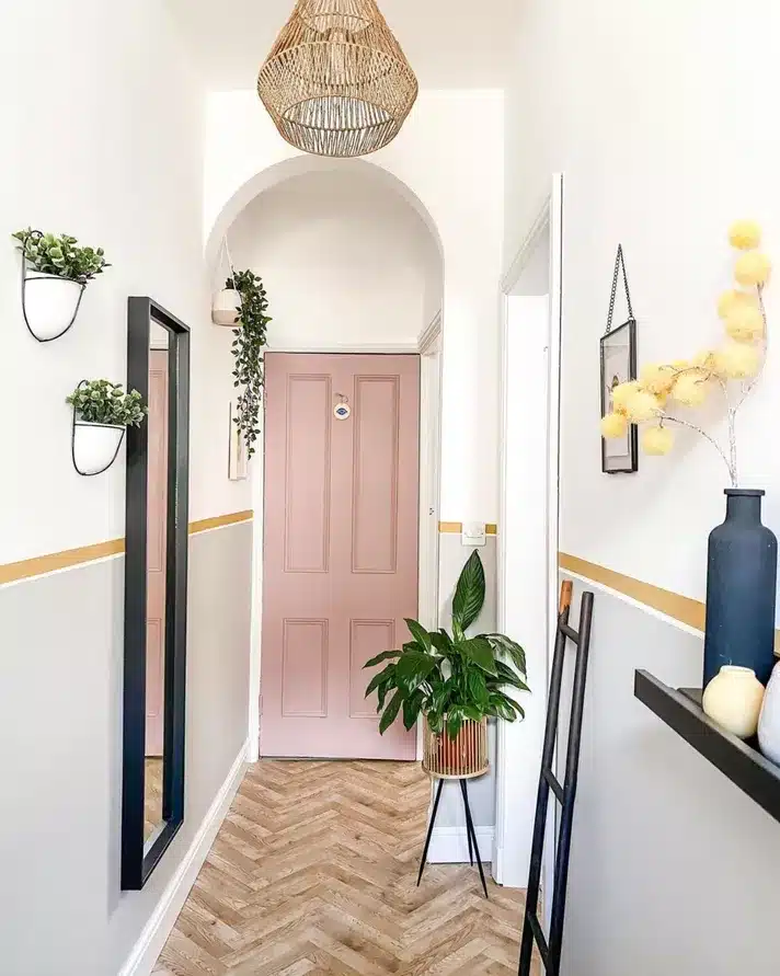 ideias para decorar um corredor estreito