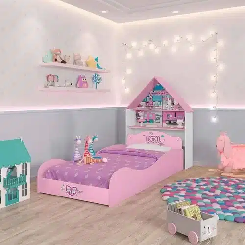 cordao de luz para quarto infantil feminino