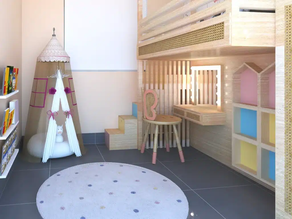 quarto infantil feminino decorado