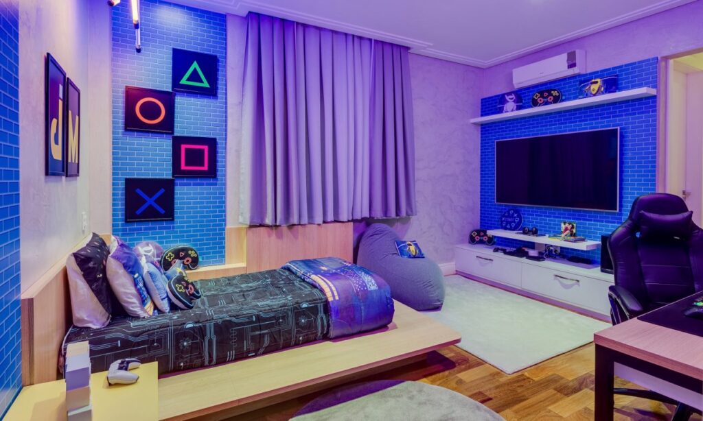 decoração para quarto infantil gamer