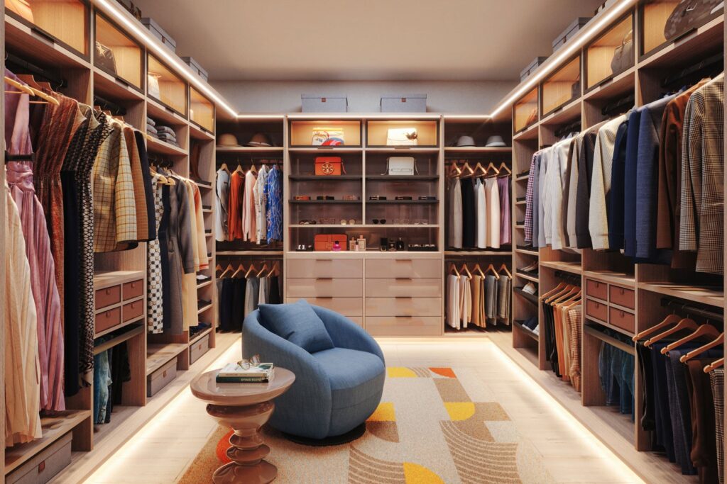 closet organizado