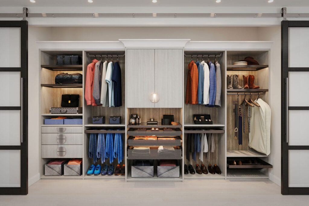 closet organizado