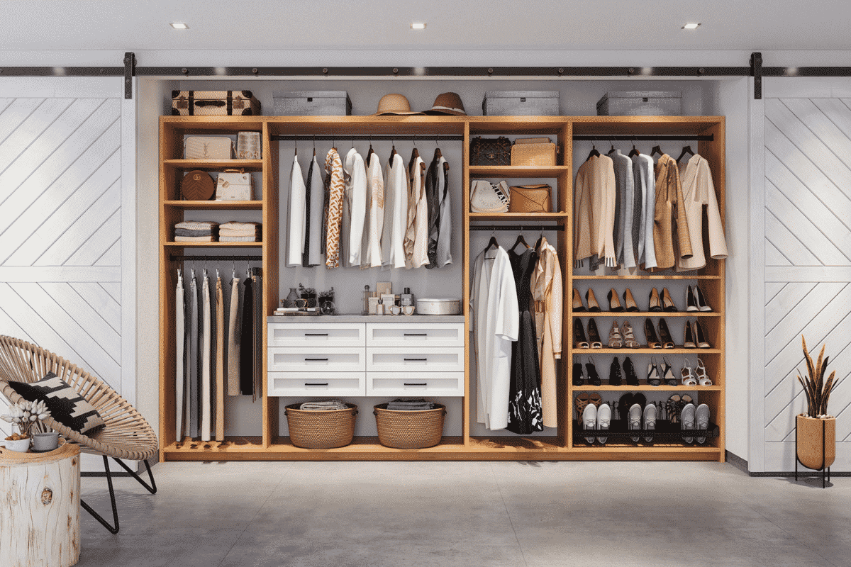 closet organizado