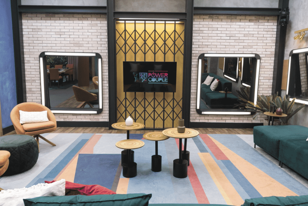 decoração da casa do power couple brasil