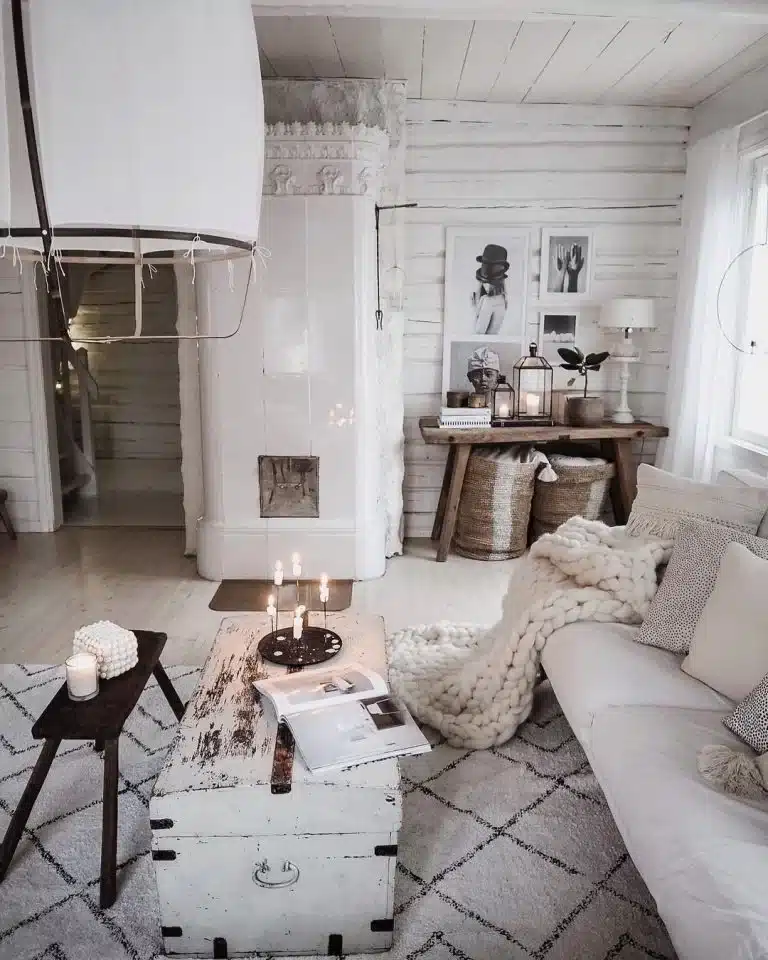 salas de estar no estilo boho