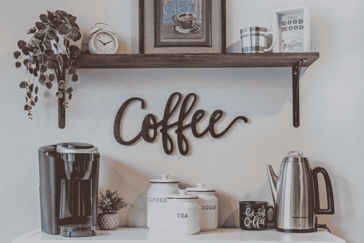 Como fazer um cantinho do café