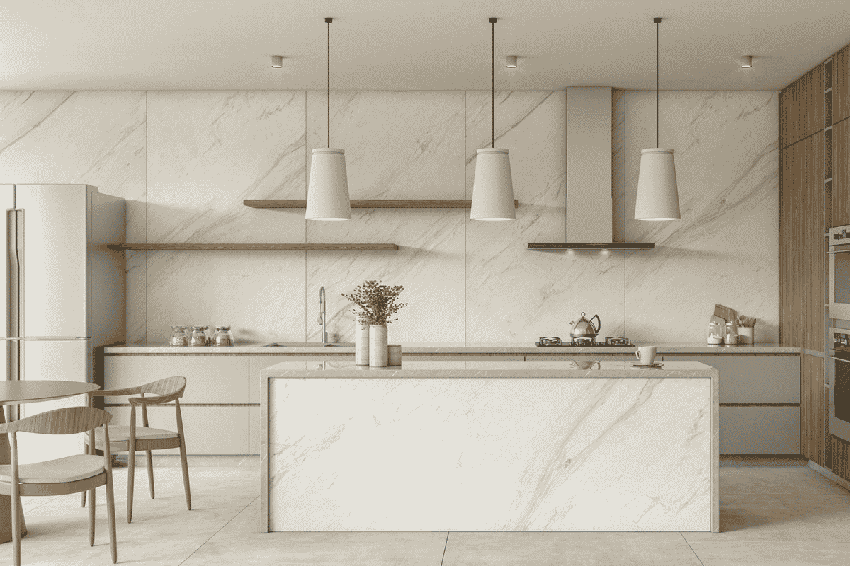 Decoração com porcelanato