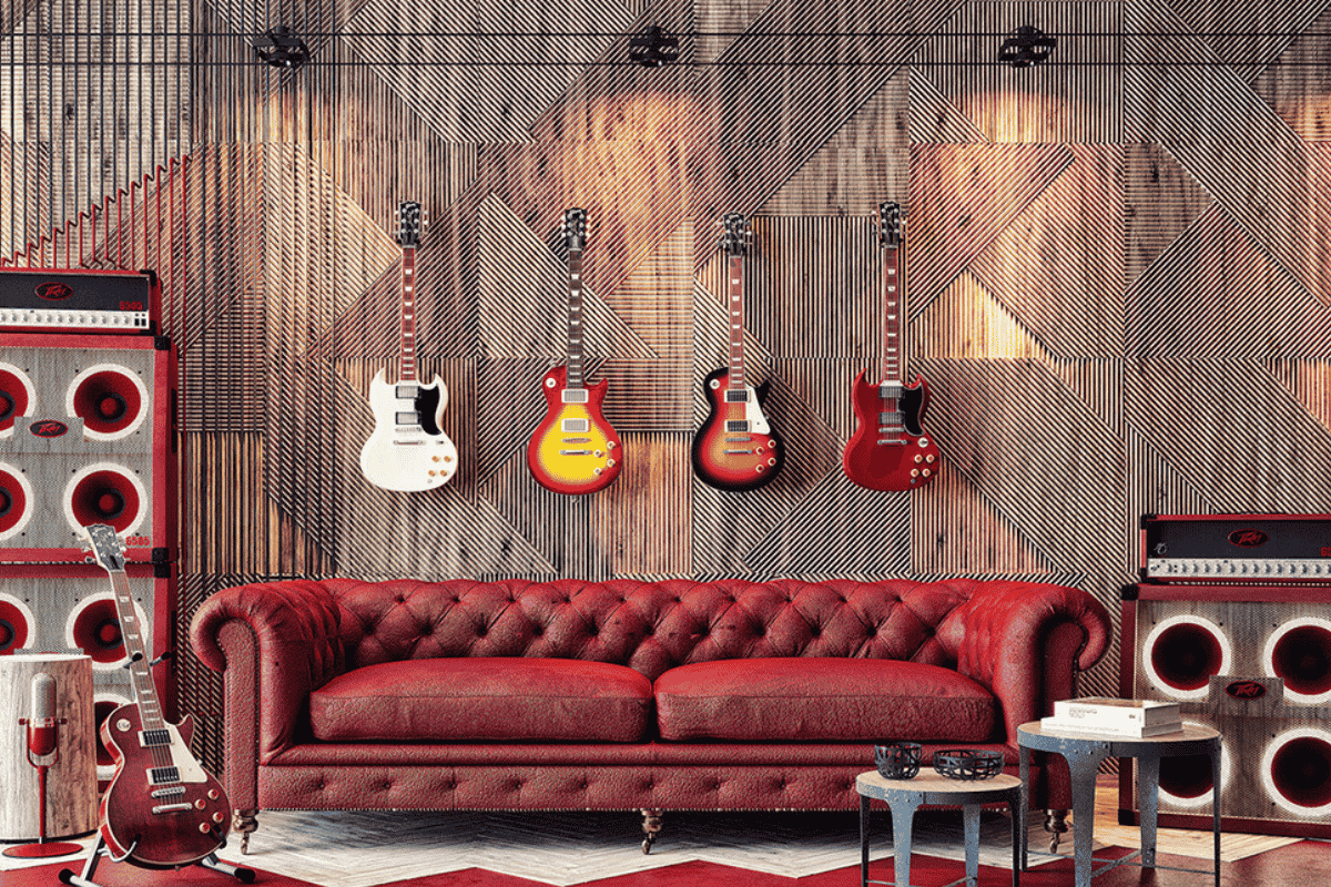decoração para quem gosta de música