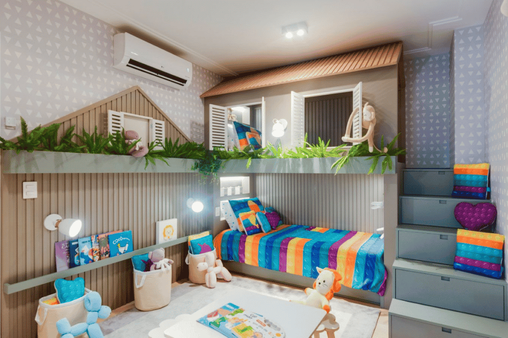 Decoração quarto infantil compartilhado