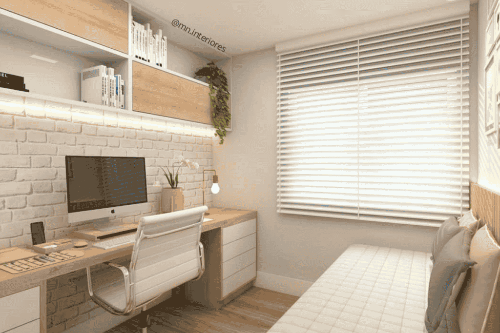 home office em seu quarto