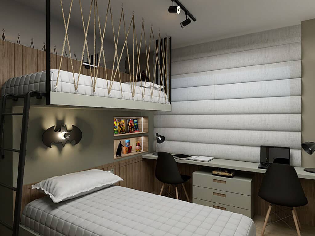 quarto compartilhado adolescentes