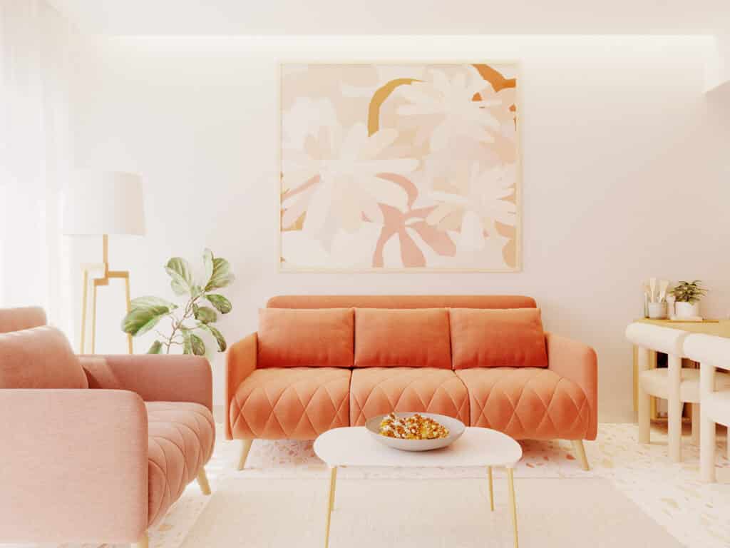 como decorar com cores vibrantes