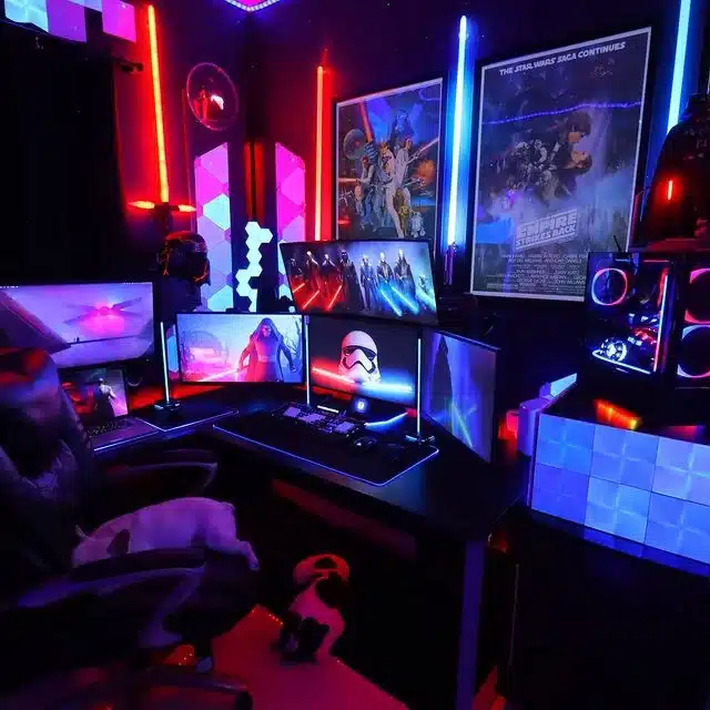 decoração para espaço gamer