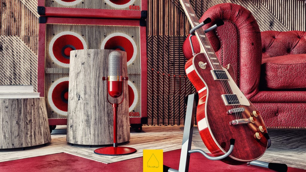 decoração para quem gosta de música