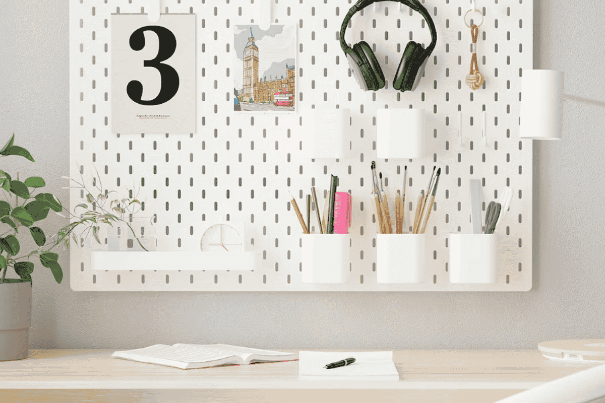 dicas de decoração com pegboard