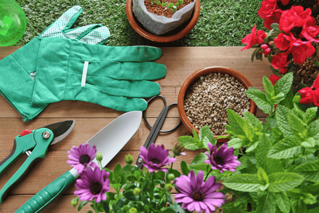 ferramentas de jardinagem