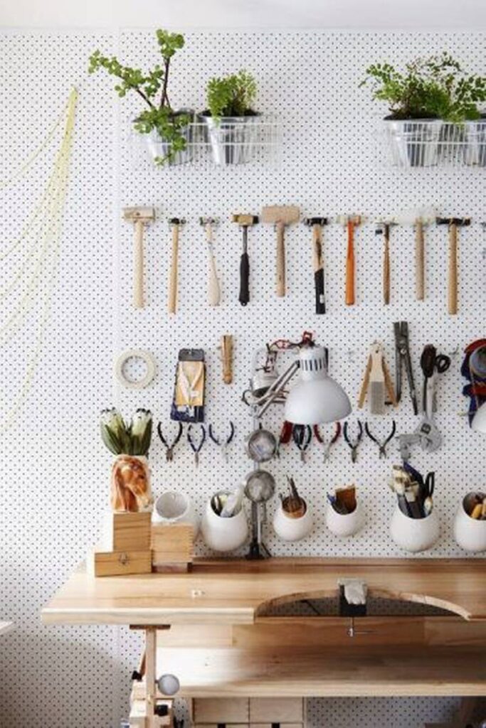 dicas de decoração com pegboard