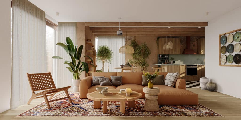 o que é decoração boho