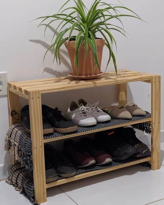 decoração com caixote