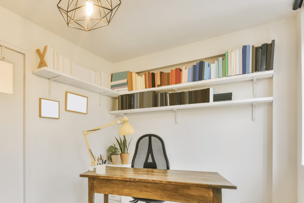 espaço de estudo em casa