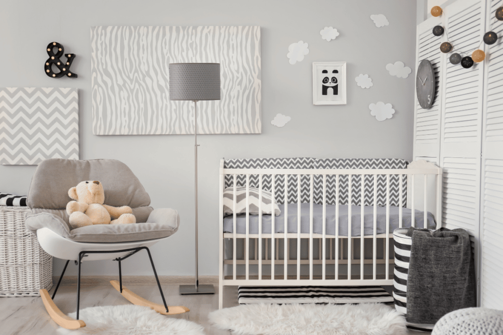 quarto de bebê seguro
