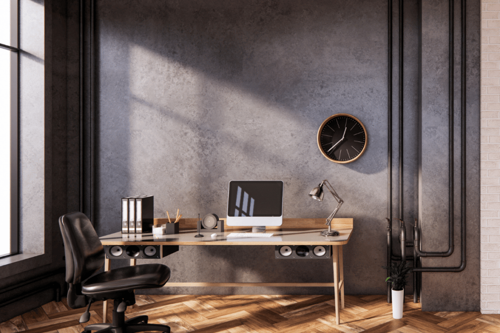 decoração com cimento
