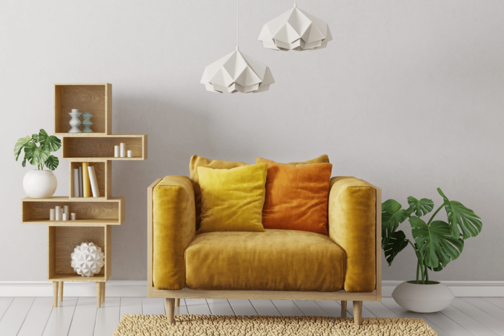 decoração com reutilização