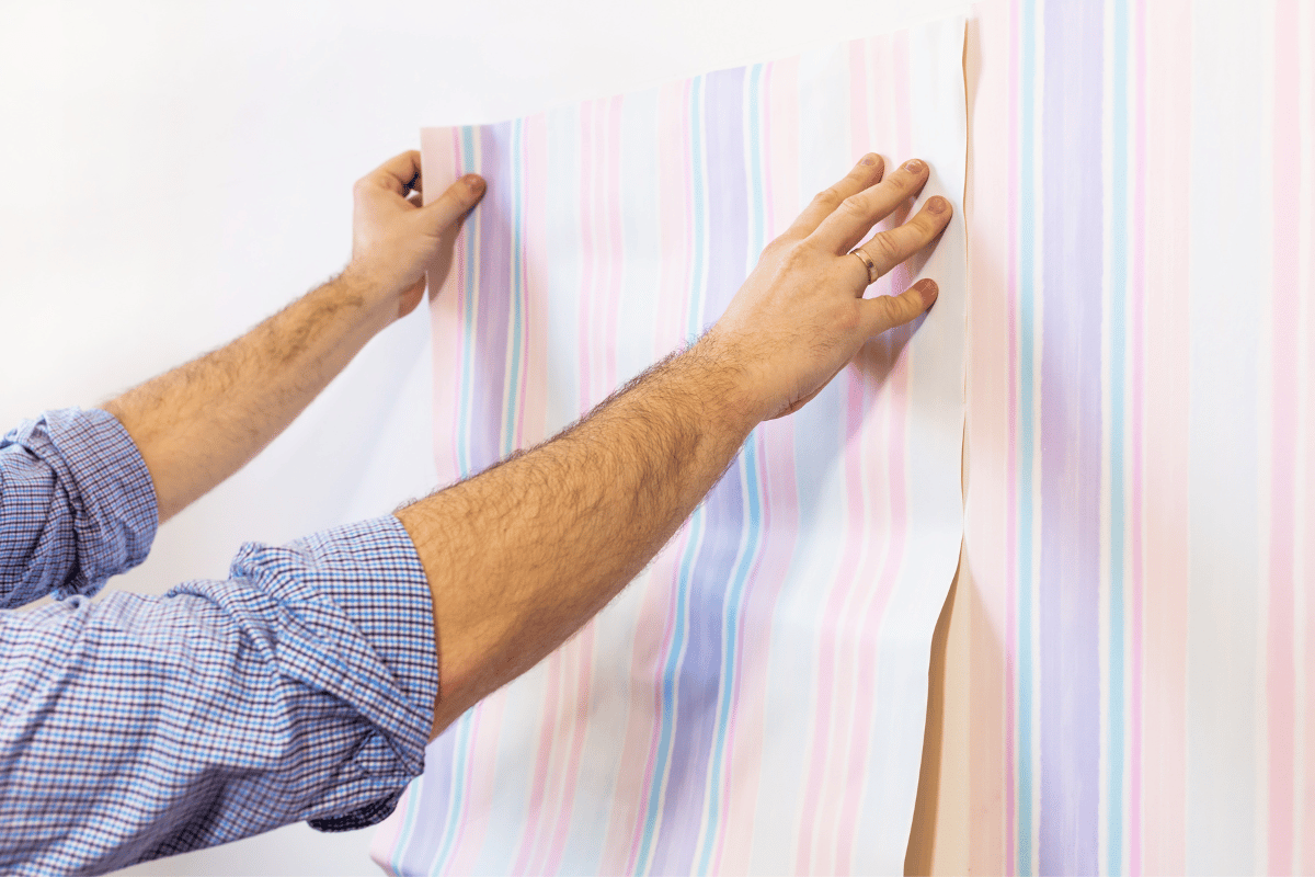 dicas de instalação de papel de parede