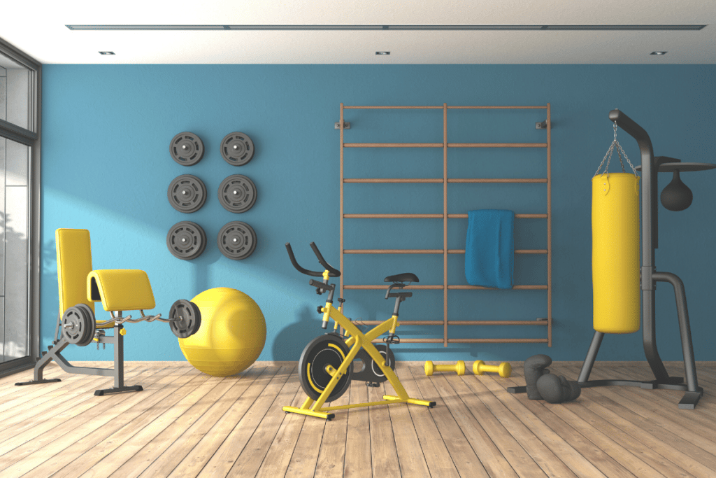 dicas para montar academia em casa