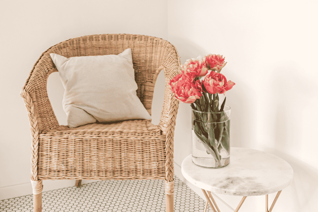 Flores para decoração de interiores