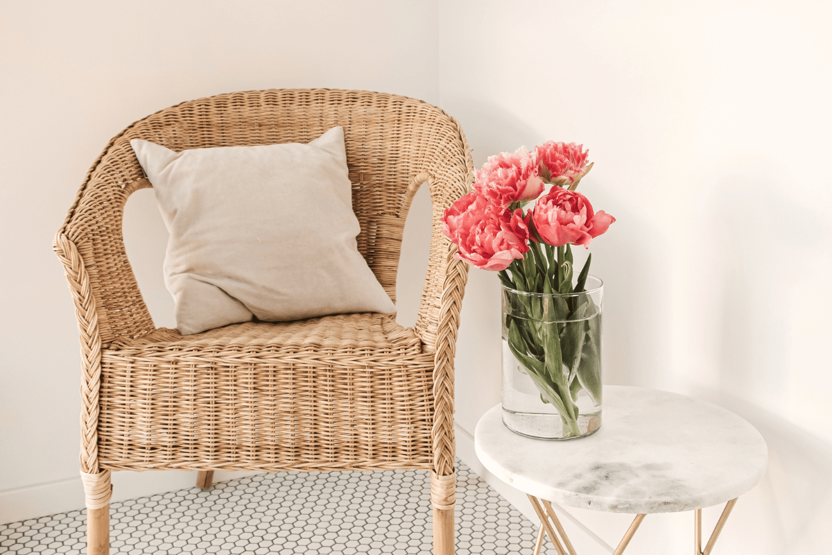 flores para decoração de interiores