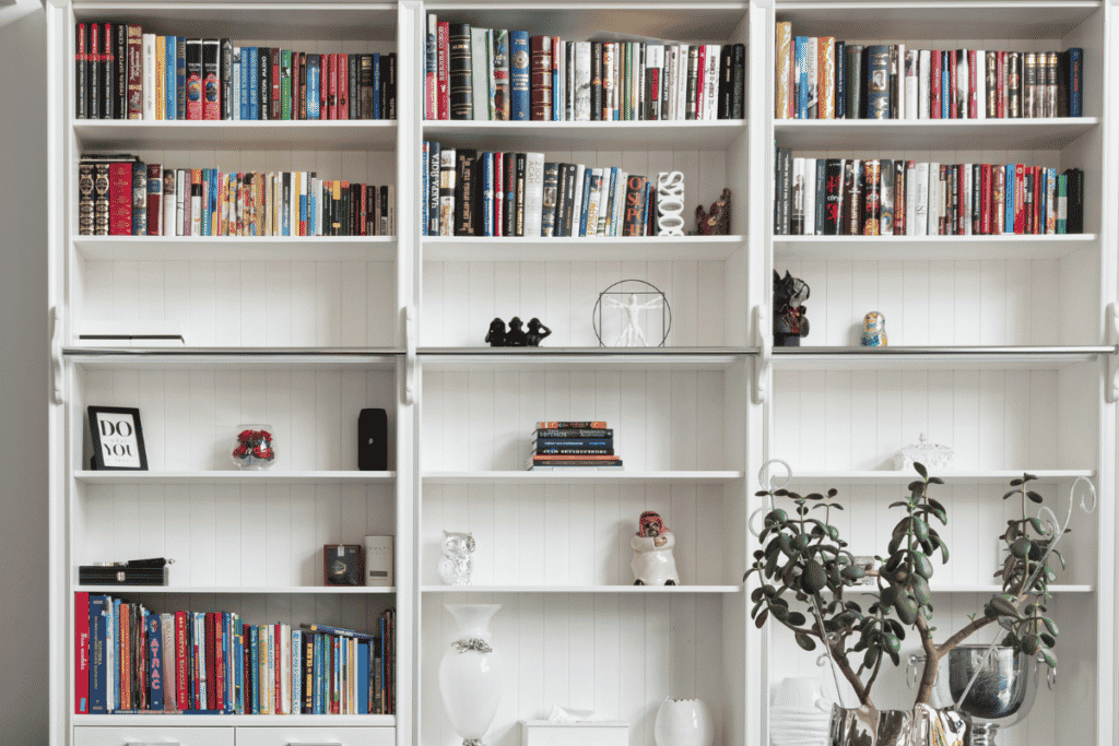 livros em casa