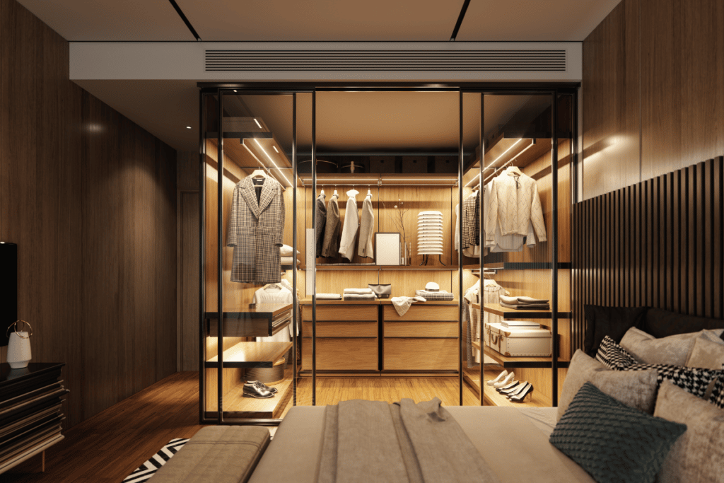quarto com closet