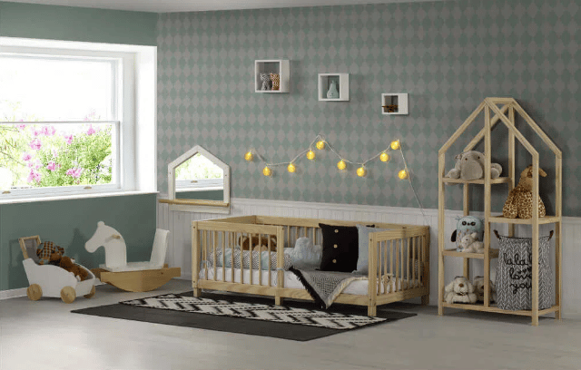 estilo montessoriano no quarto infantil