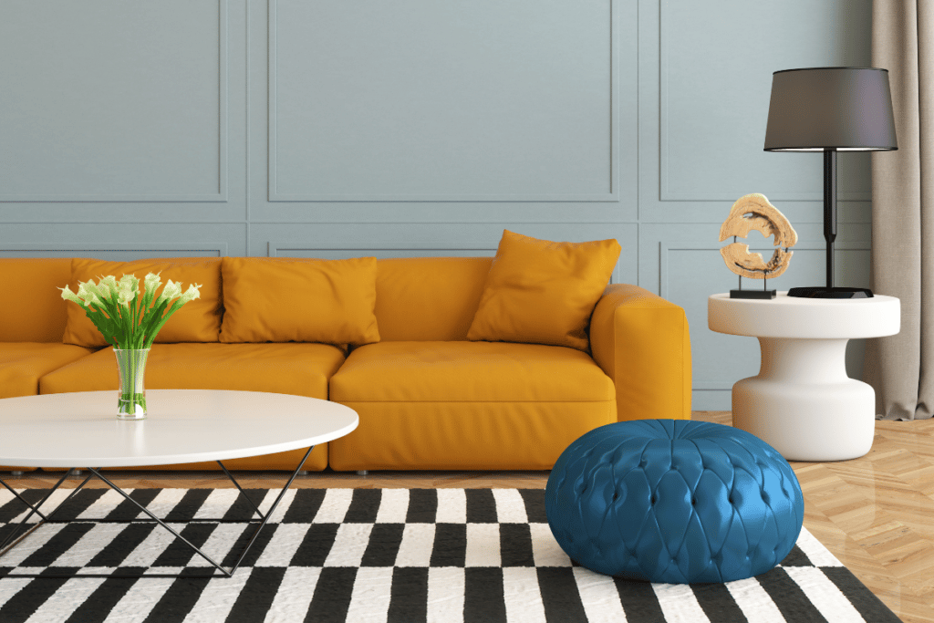tapete para decorar a sala de estar