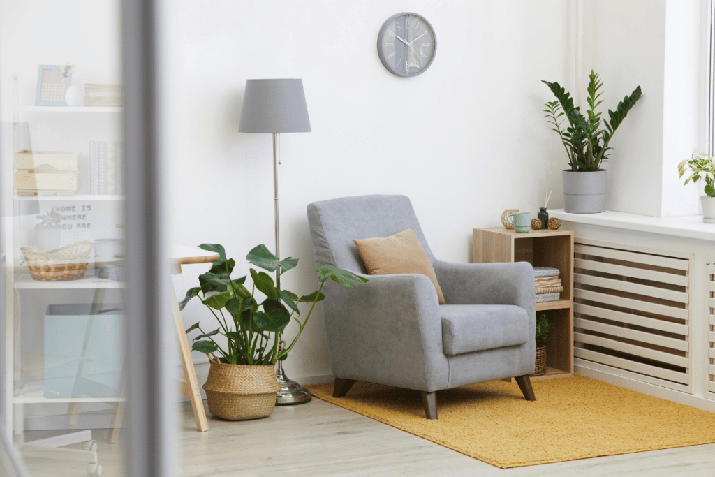 decoração com poltronas