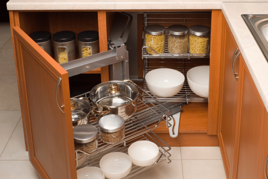 armazenamento para armário de cozinha