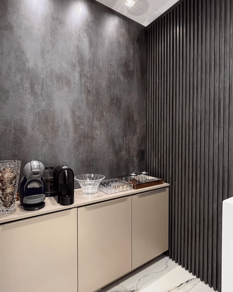 cantinho do café no apartamento