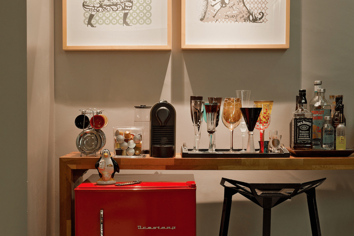 cantinho do café no apartamento