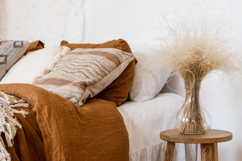 decoracao boho chic no quarto