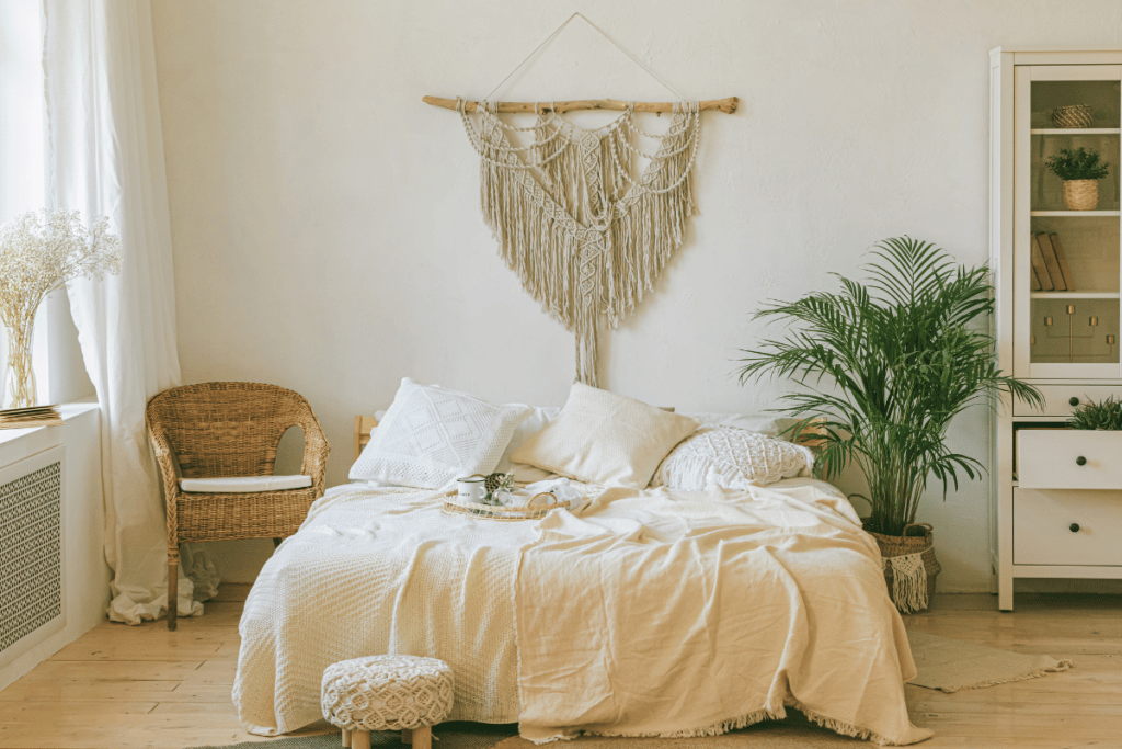 estilo boho no quarto